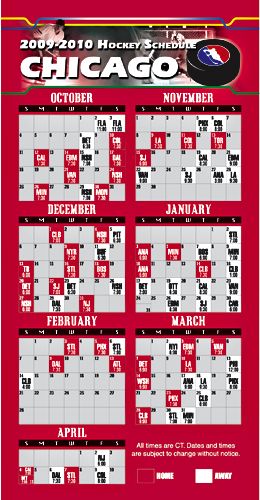 ReaMark Products: Chicago Hockey Schedule